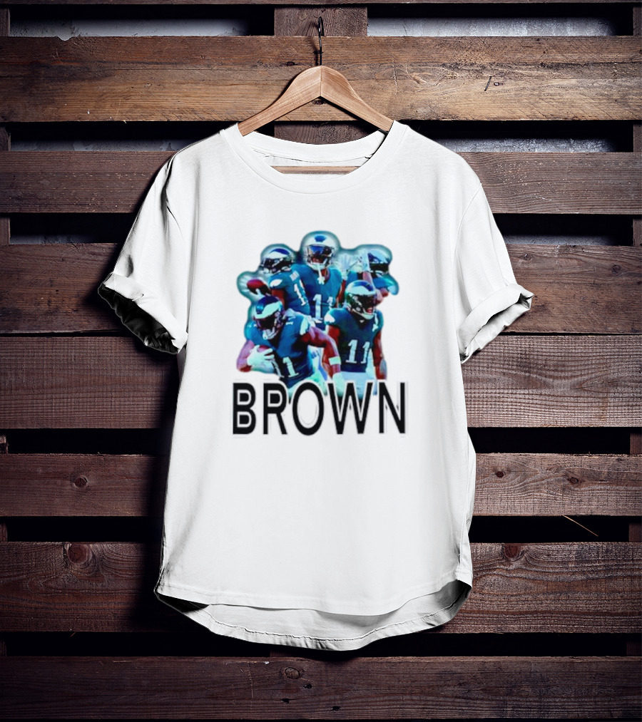 Philadelphia Eagles AJ Brown NFL Football T-Shirt