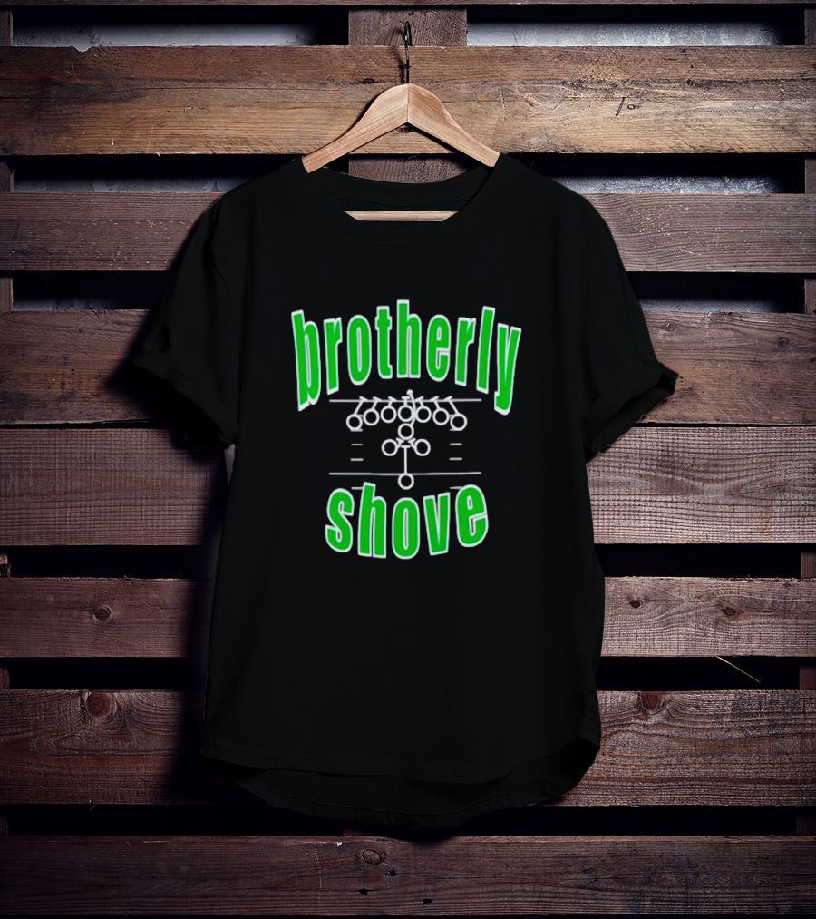 Brotherly Shove Philly Eagles Play Diagram T-Shirt