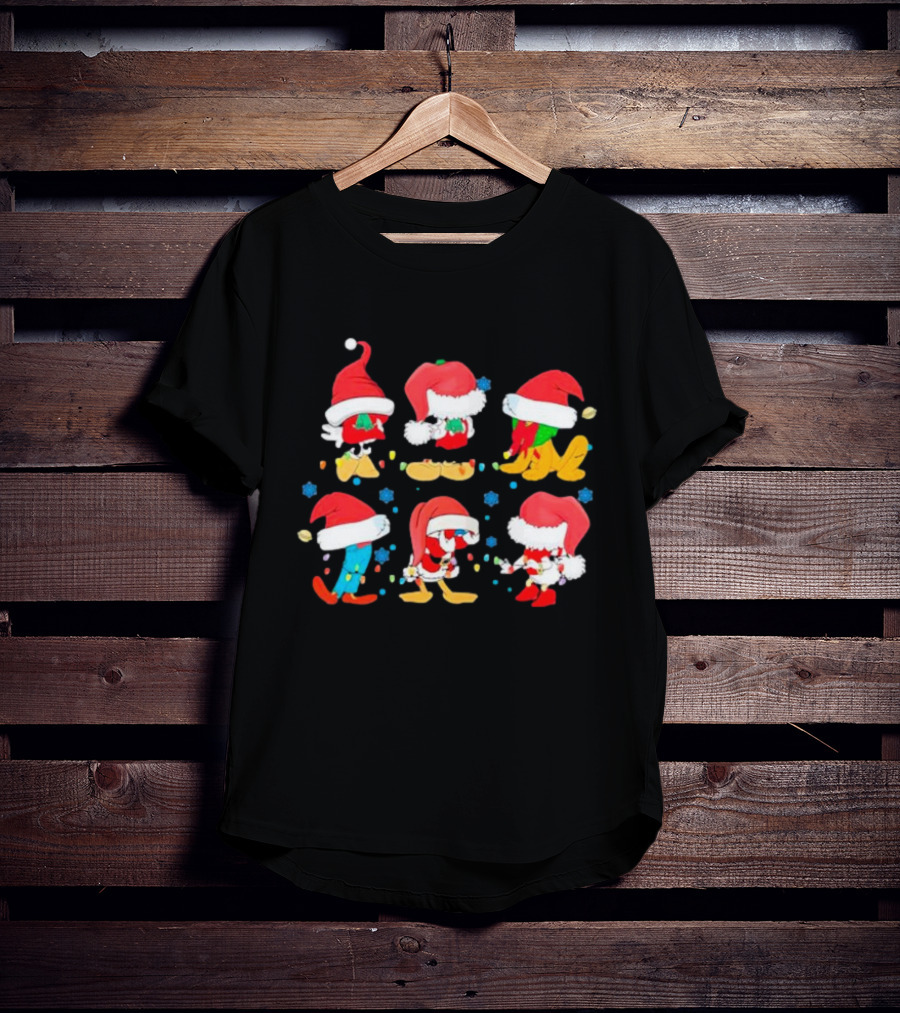 Santa Mouse And Friends Holiday Cheer T-Shirt
