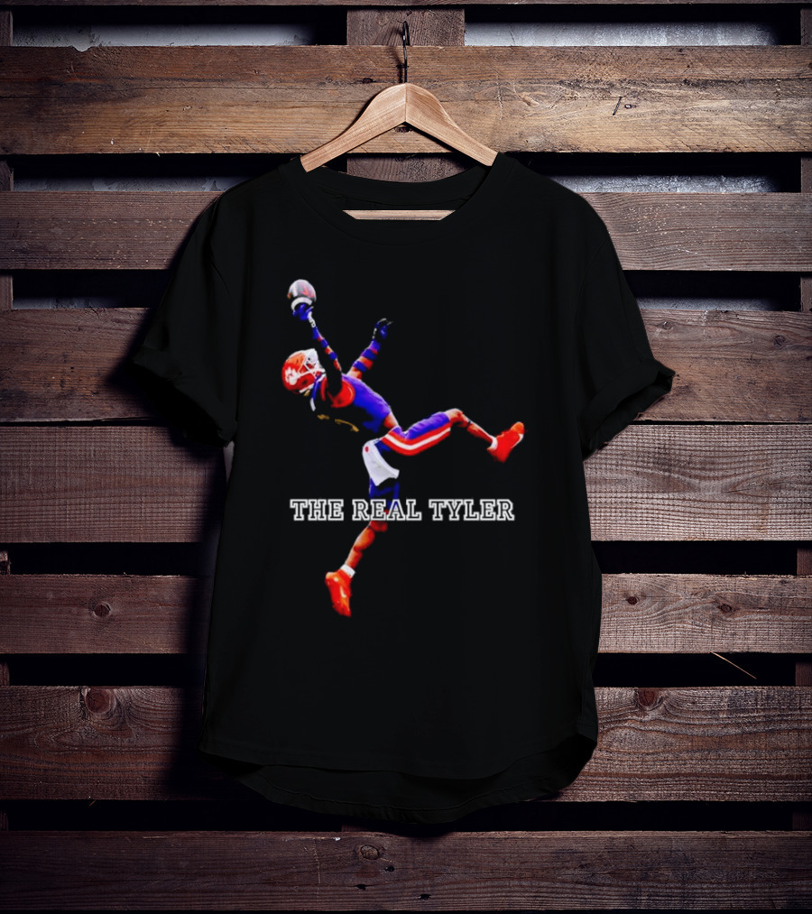 Clemson Tigers The Real Tyler Browns Football Catch T-Shirt