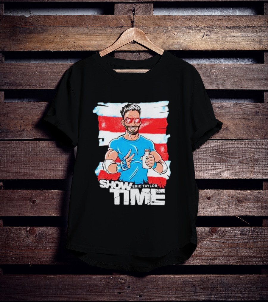 Eric Taylor Show Time Peace Pose And Drink T-Shirt