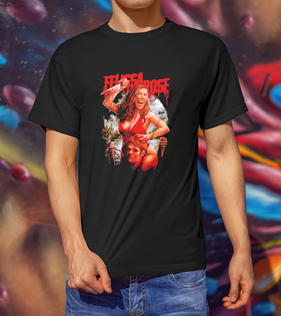Felissa Rose Off With Your Head Horror Movie T-Shirt