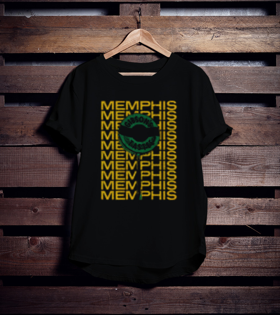 Gibson's Donuts Memphis Iconic Sweet Indulgence In Classic Green T-Shirt