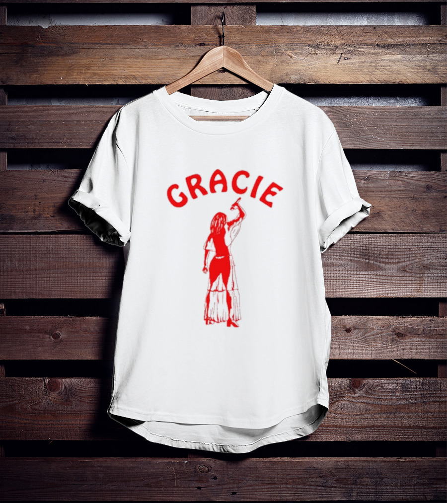 Gracie Abrams Red Silhouette Woman T-Shirt