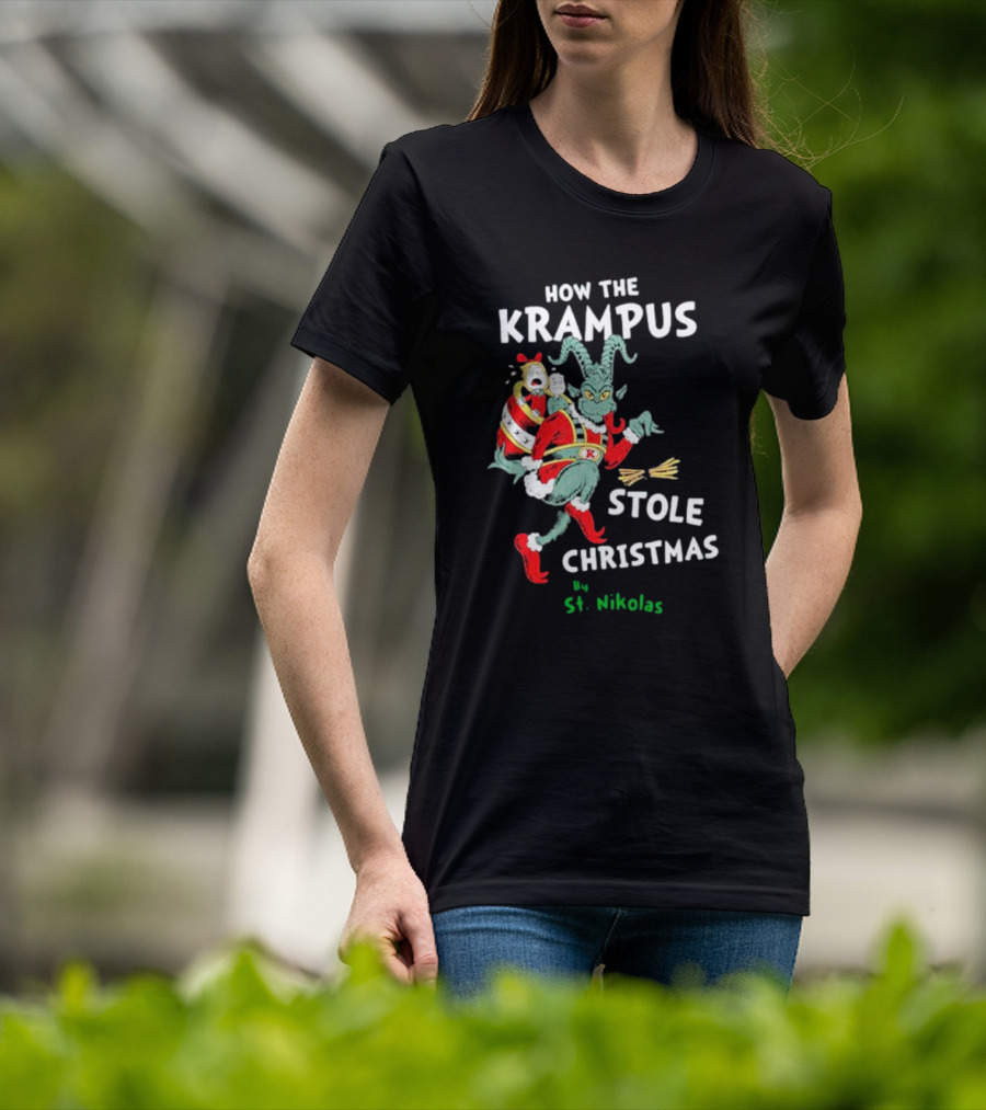 How The Krampus Stole Christmas By St. Nikolas T-Shirt