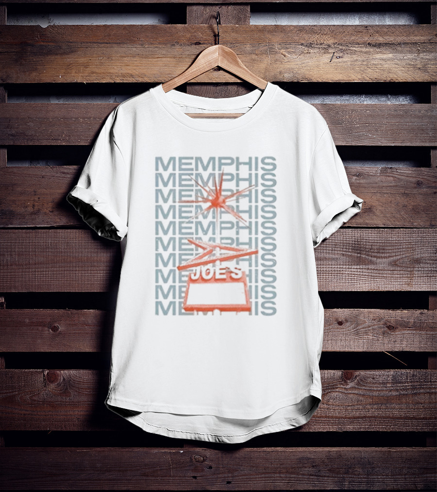 Memphis Joe's Retro Graphic Style With Starburst T-Shirt
