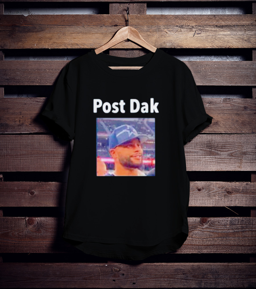 Post Dak Cowboys Star Quarterback Image T-Shirt