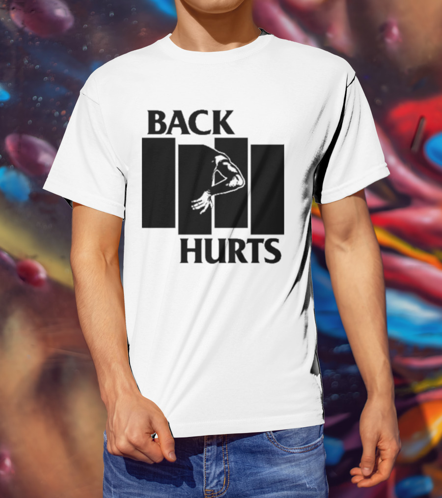 Black Flag Back Hurts T-Shirt