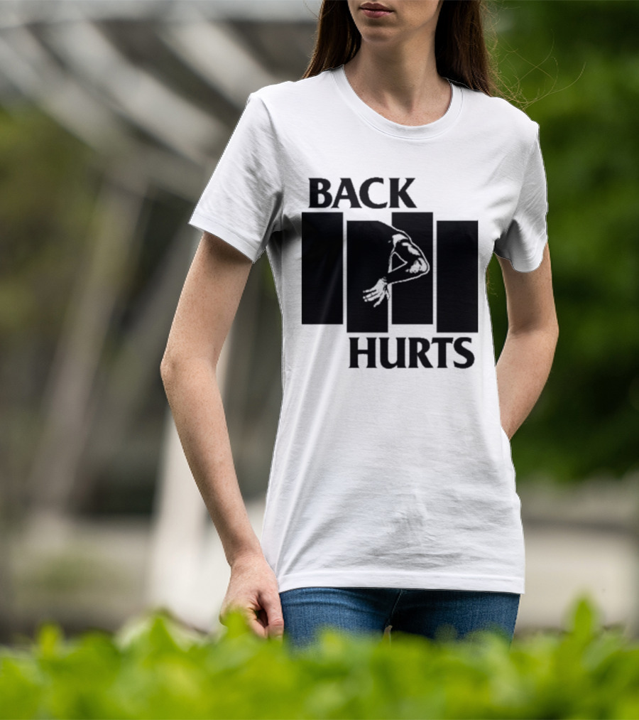 Black Flag Back Hurts T-Shirt