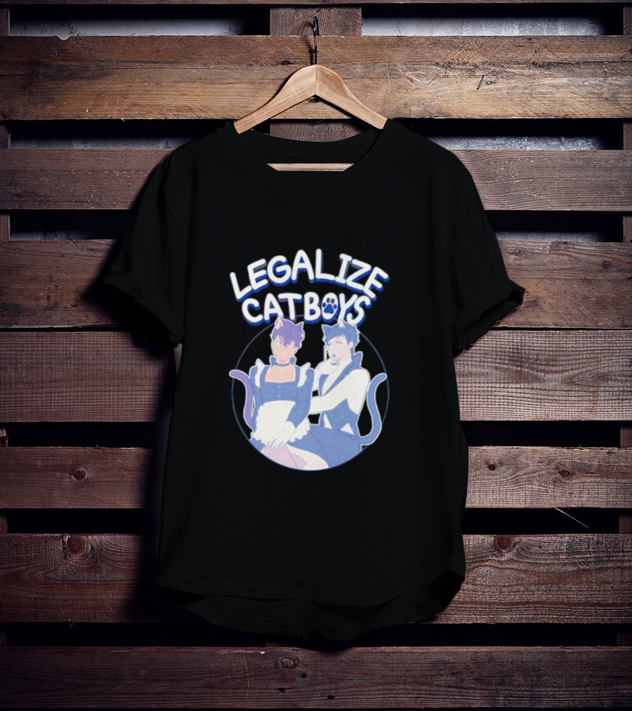 Legalize Catboys Dan And Phil-Inspired Fandom Concept T-Shirt