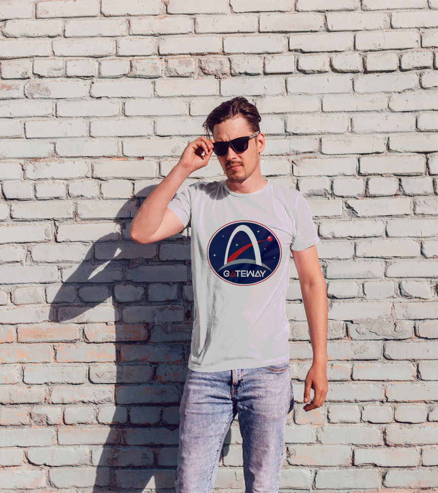 Gateway Program NASA Inspired St. Louis Arch T-Shirt