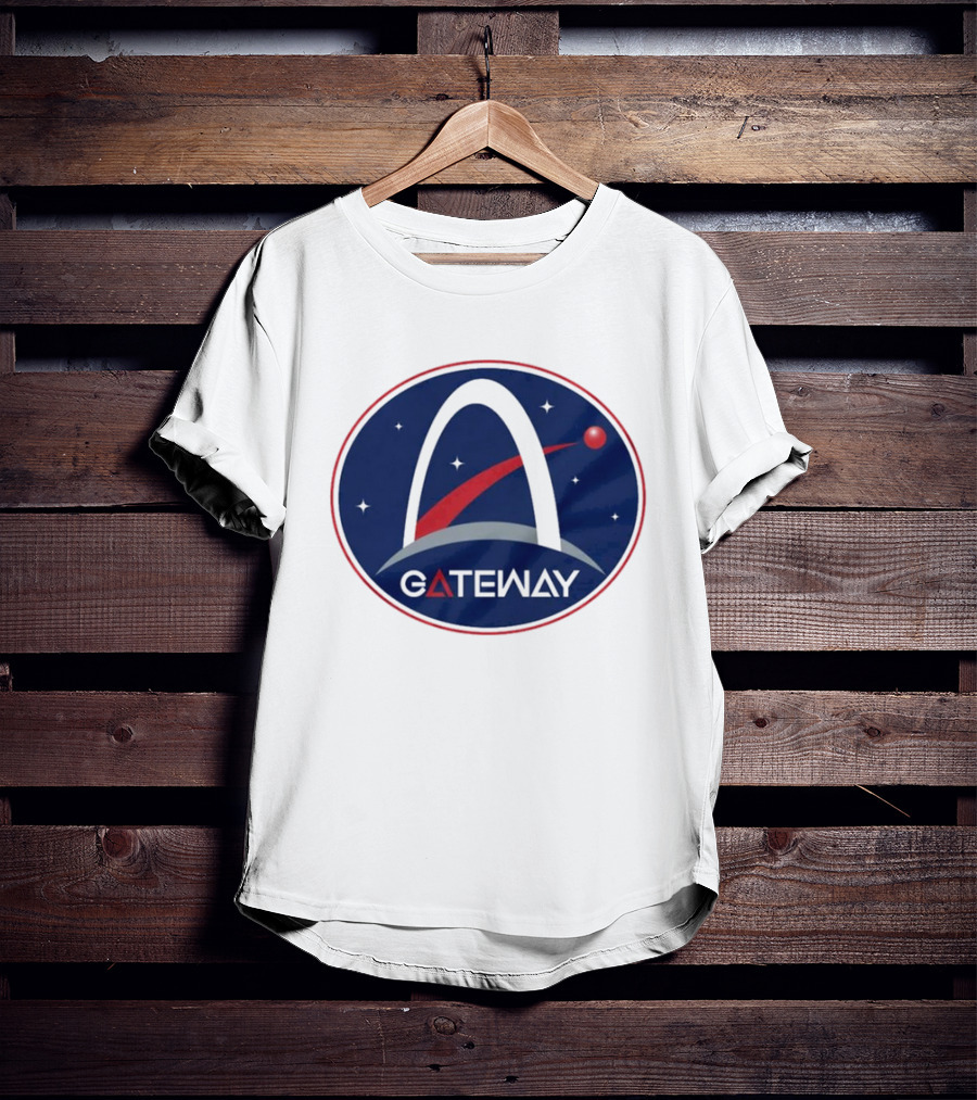 Gateway Program NASA Inspired St. Louis Arch T-Shirt