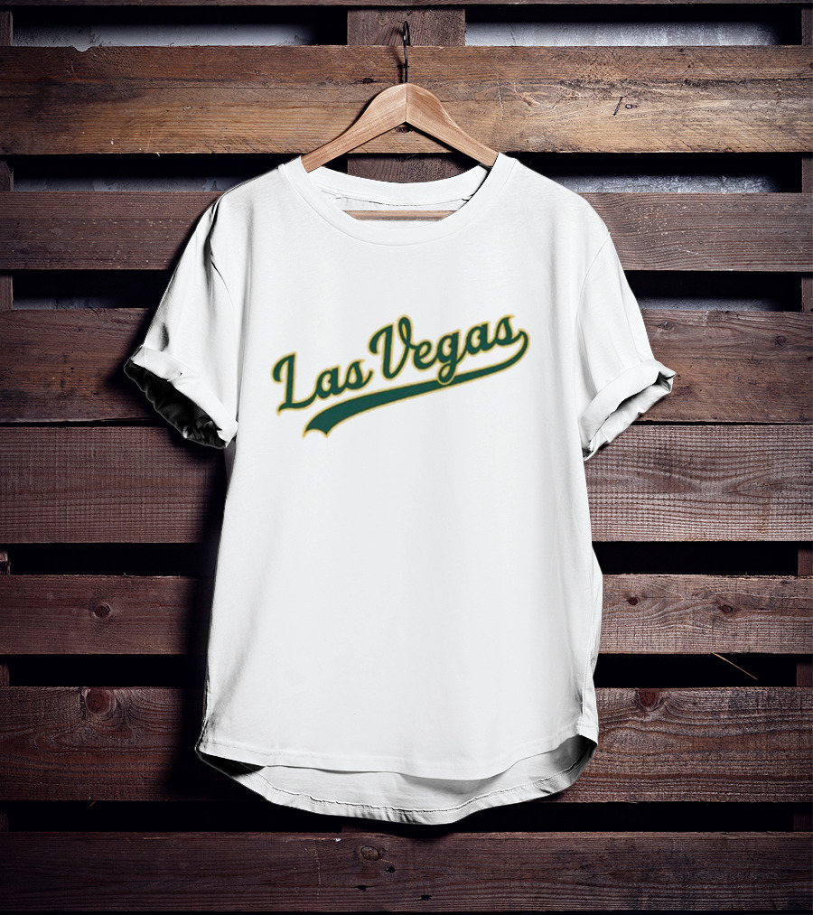 Las Vegas Baseball Script T-Shirt