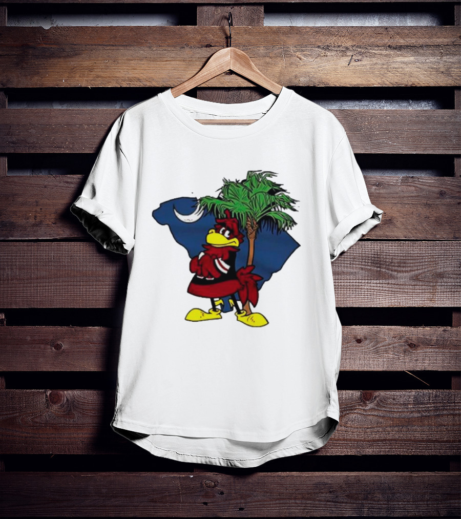 South Carolina Gamecocks Palmetto Moon Mascot T-Shirt