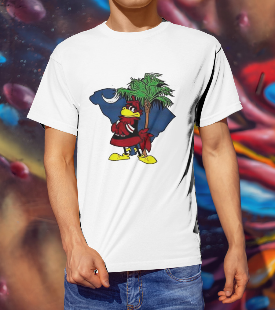 South Carolina Gamecocks Palmetto Moon Mascot T-Shirt