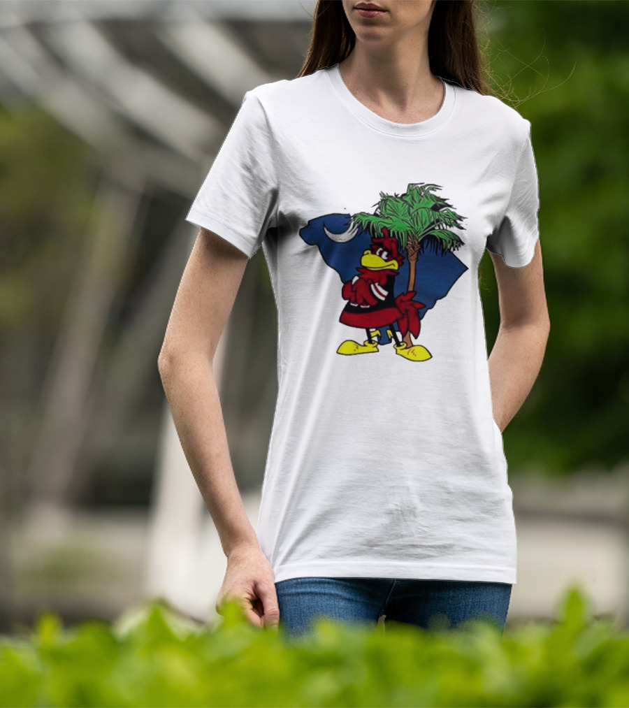South Carolina Gamecocks Palmetto Moon Mascot T-Shirt