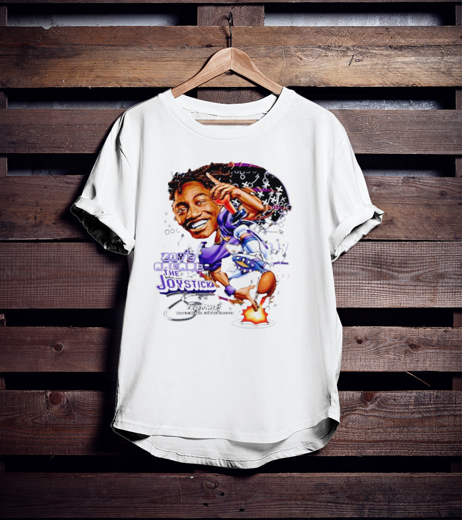 Zay’s Arcade The Joystick Zay Flowers Rookie Season Collaborator T-Shirt