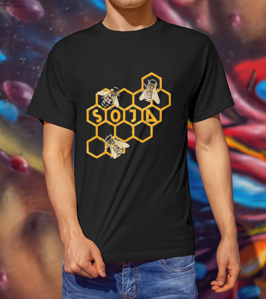 SOJA Bee Honeycomb T-Shirt