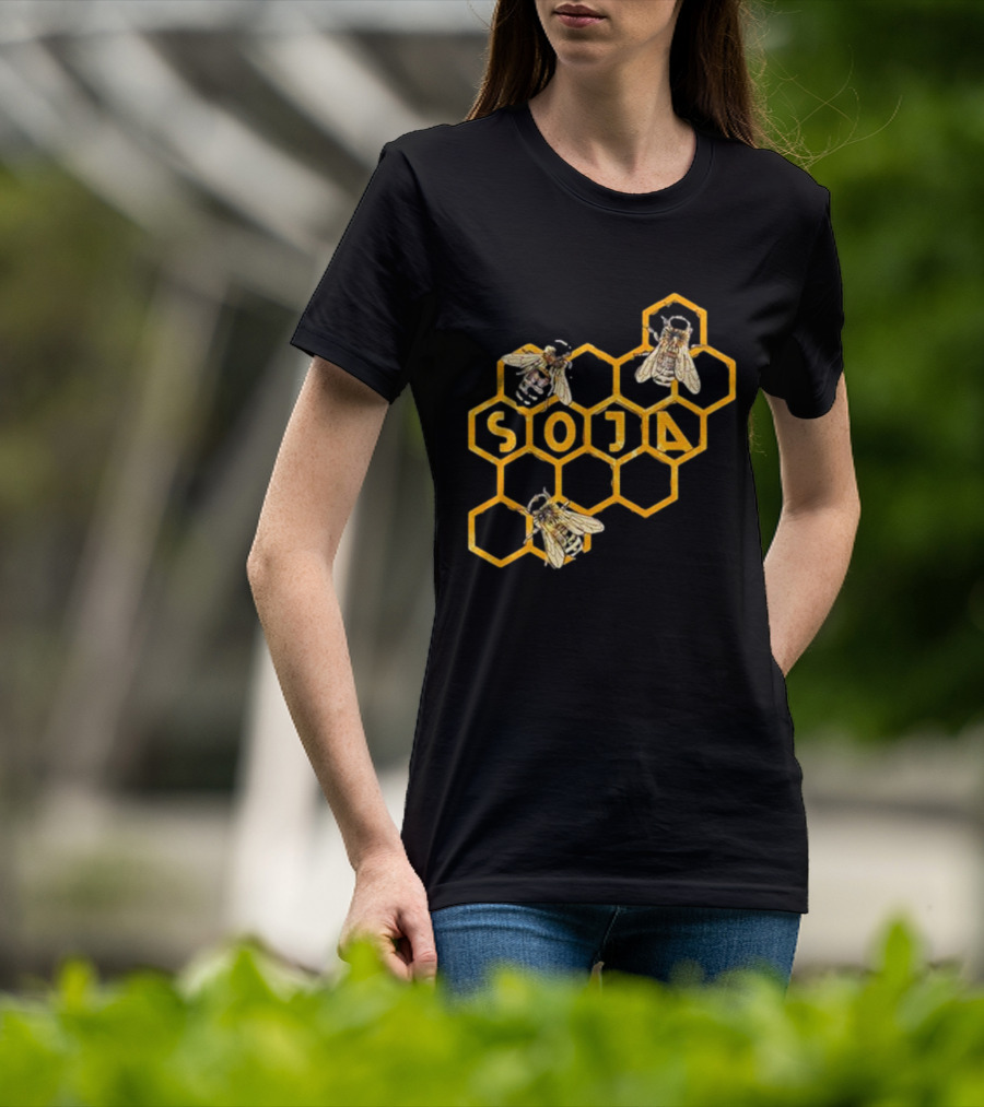 SOJA Bee Honeycomb T-Shirt