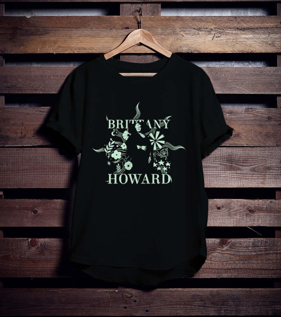 BRITTANY HOWARD Flower And Stars Motif T-Shirt