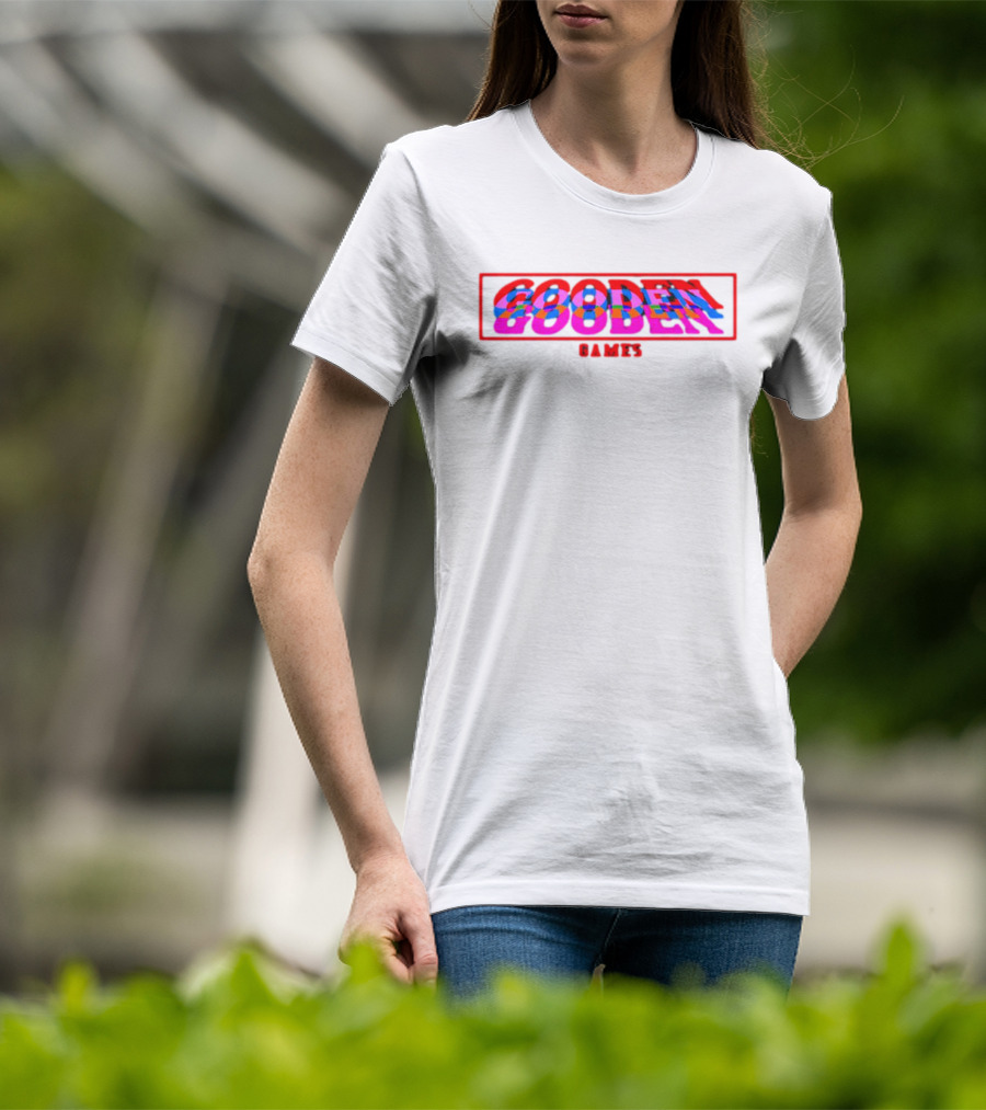 Drew Gooden Merch Gooden Games Glitch Text T-Shirt