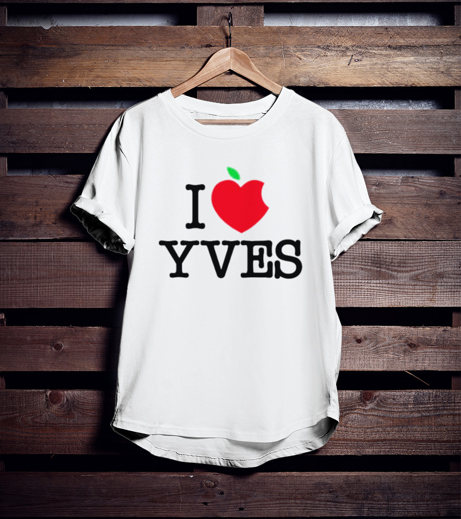 I Heart Apple Yves Red Apple T-Shirt