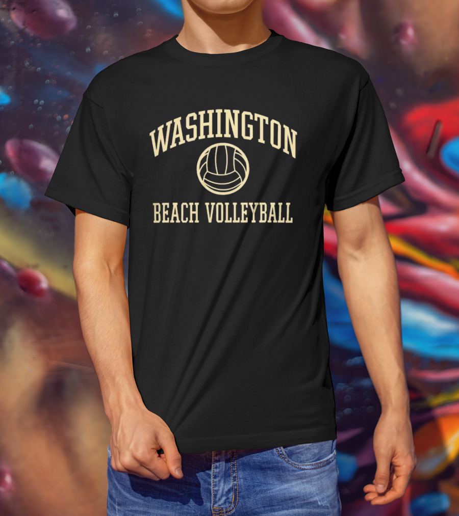 Washington Huskies Beach Volleyball Washington Beach Volleyball T-Shirt