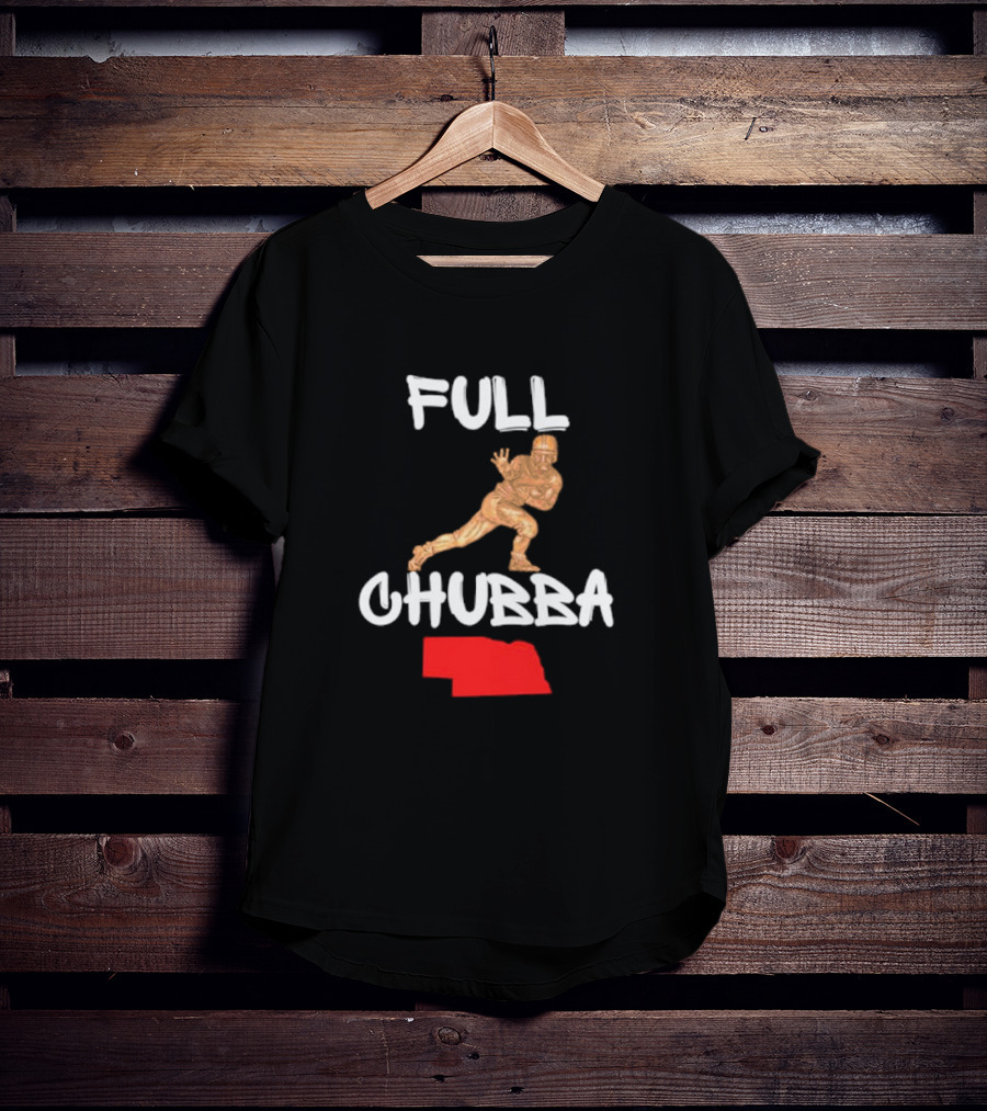 Full Chubba Nebraska Football Running T-Shirt