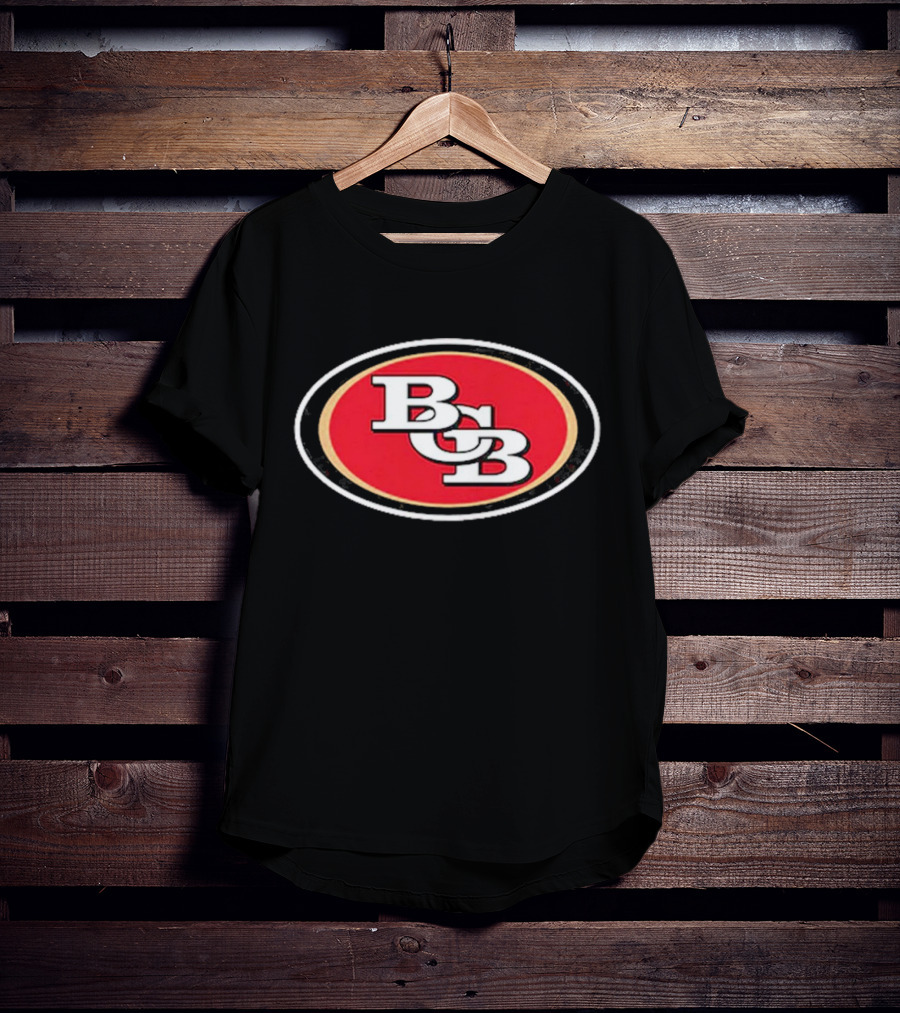 San Francisco 49ers BCB Initials Red Oval T-Shirt