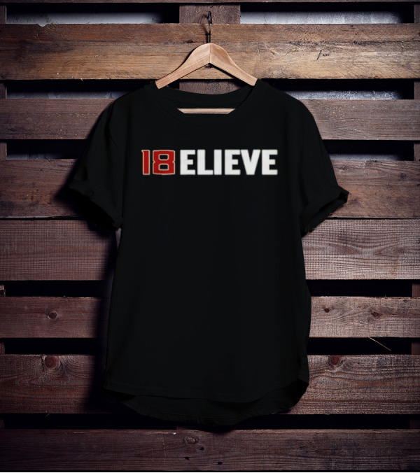 Jordan Travis 18 Believe Football Motivation T-Shirt