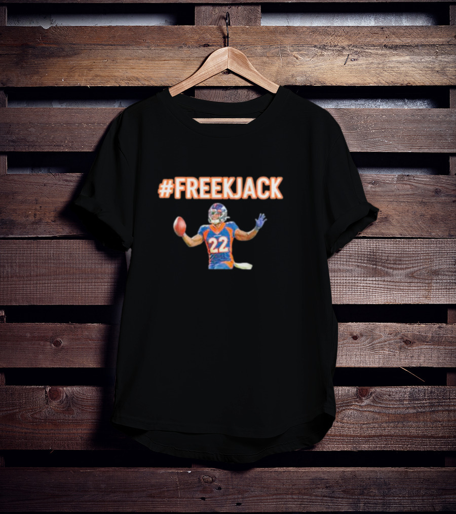 FREKJACK Kareem Jackson 22 Denver Football T-Shirt