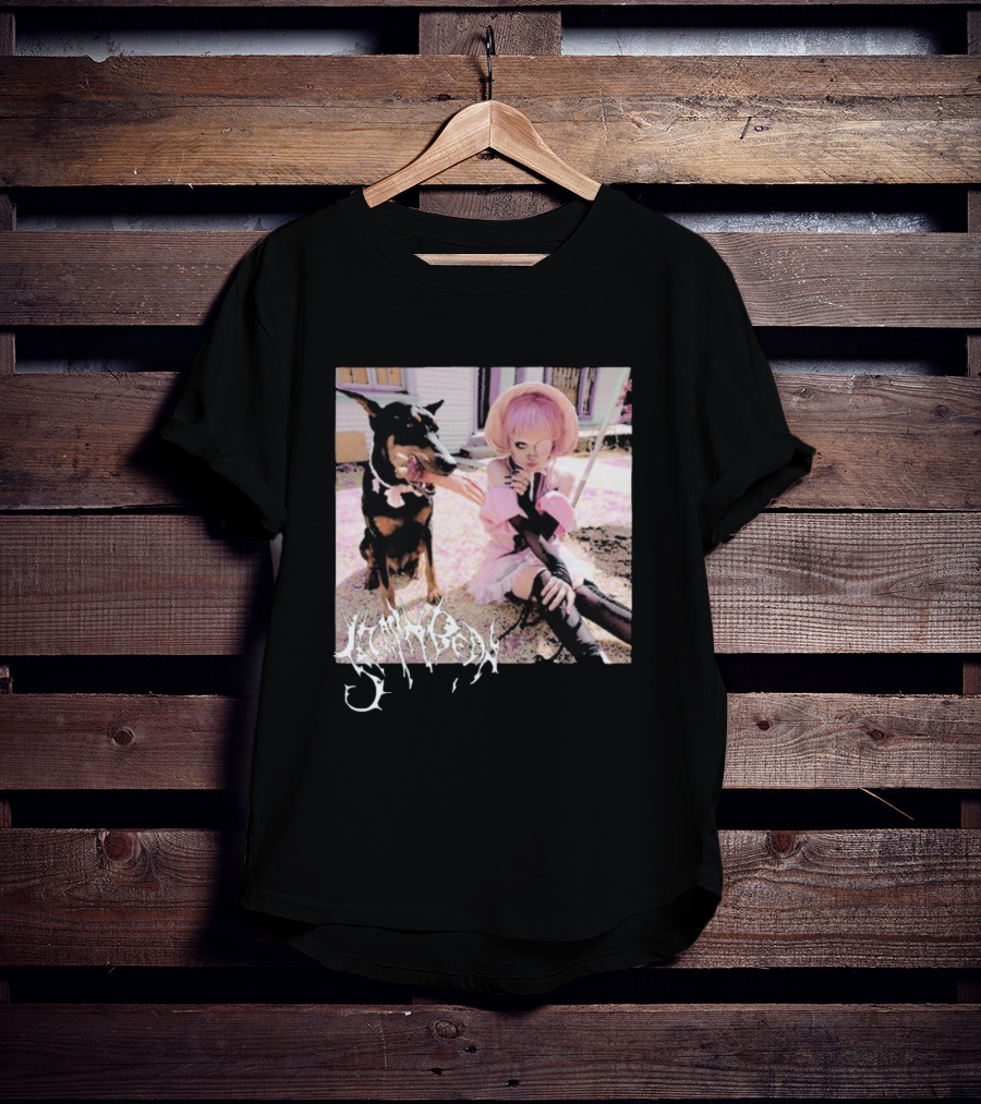 Jazmin Bean Yandere Aesthetic Pink Wig Dog T-Shirt
