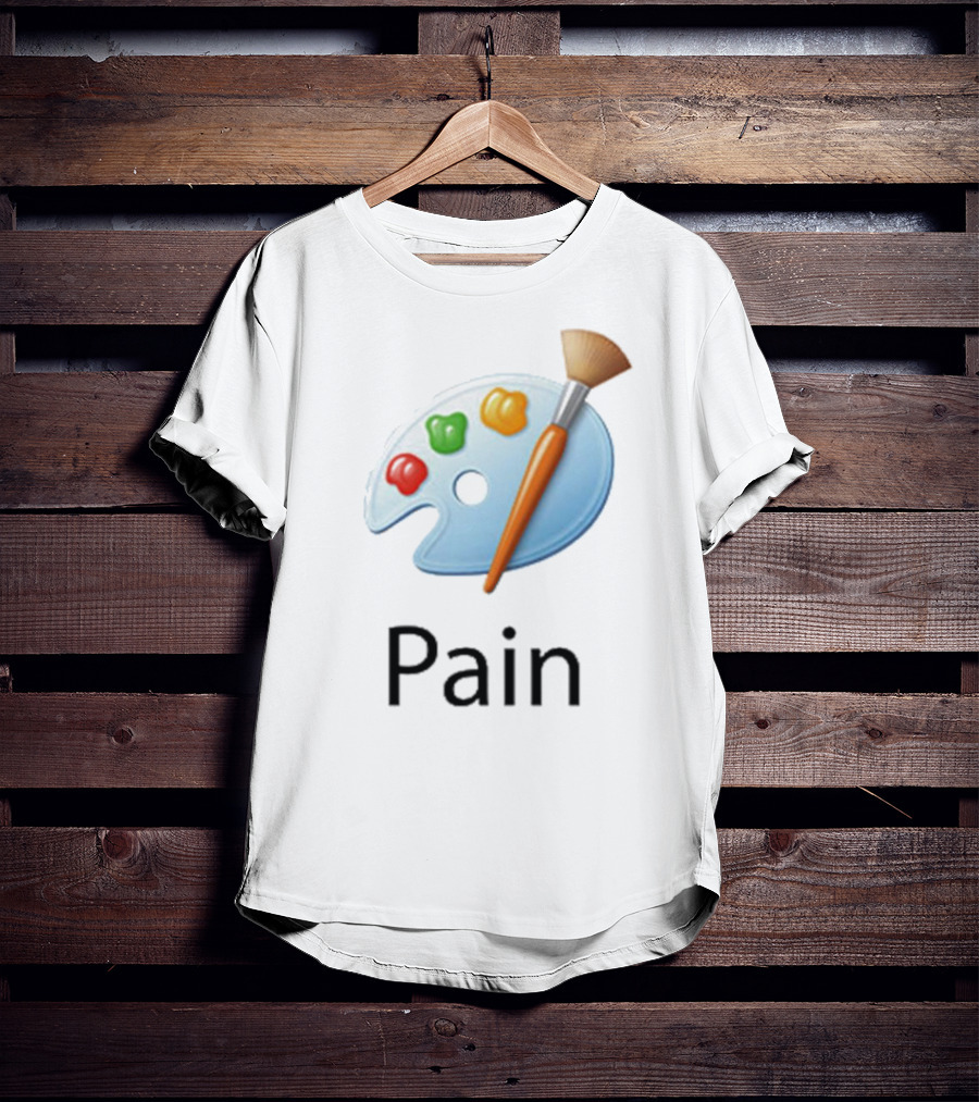 Pain Microsoft Paint Palette Brush T-Shirt