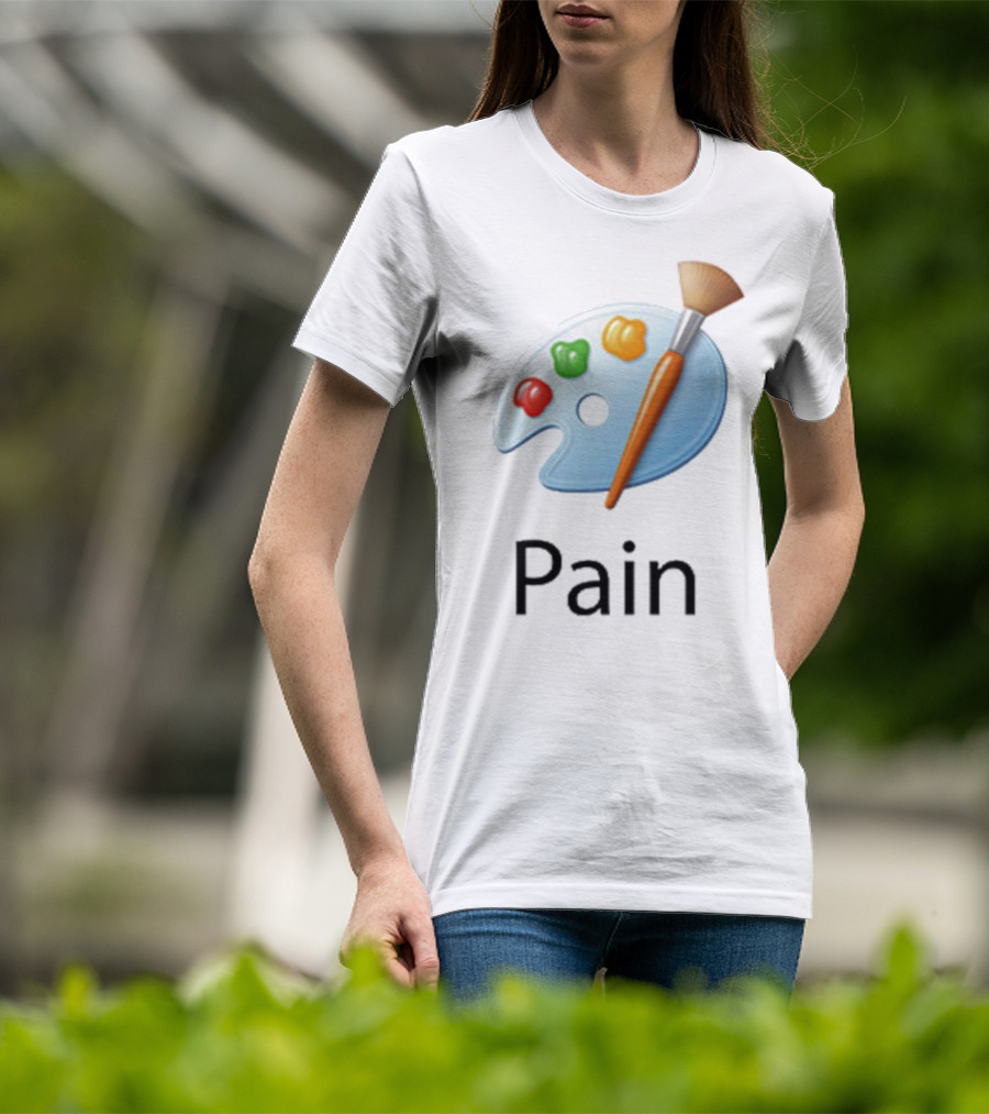 Pain Microsoft Paint Palette Brush T-Shirt