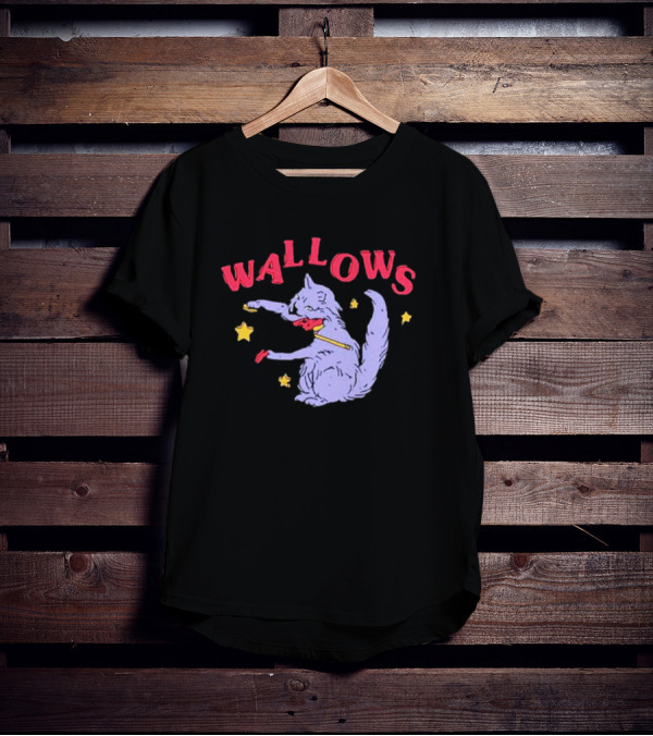 Wallows Cat Fiddle With Stars T-Shirt
