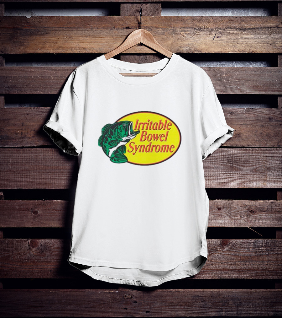 Irritable Bowel Syndrome Bass Fish T-Shirt