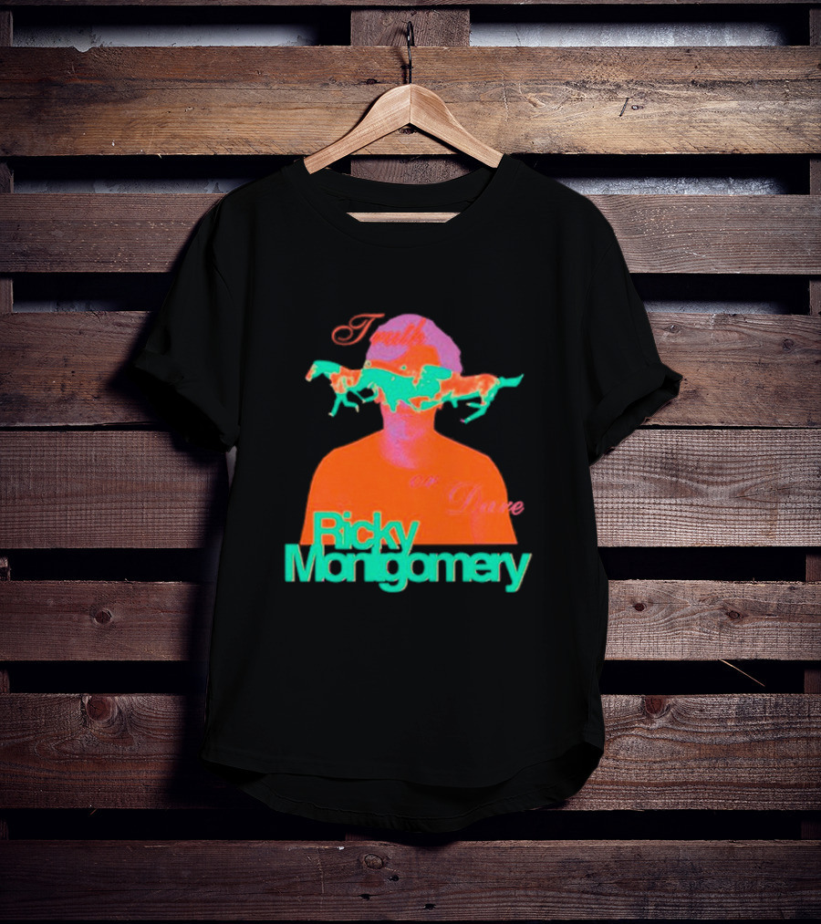 Ricky Montgomery Truth Or Dare Vibrant Horse Overlay T-Shirt