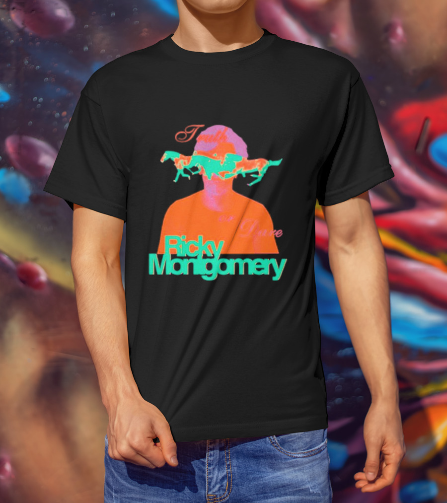 Ricky Montgomery Truth Or Dare Vibrant Horse Overlay T-Shirt