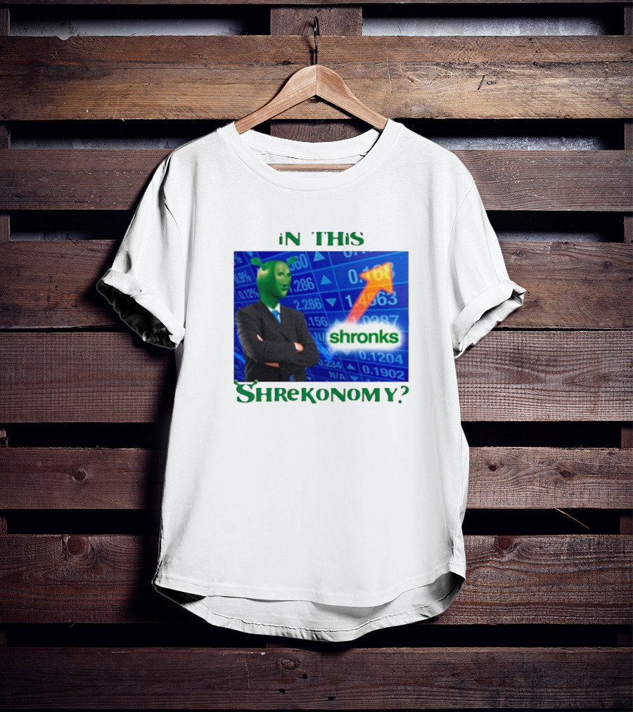 In This Shrekonomy Shronks Stock Market T-Shirt