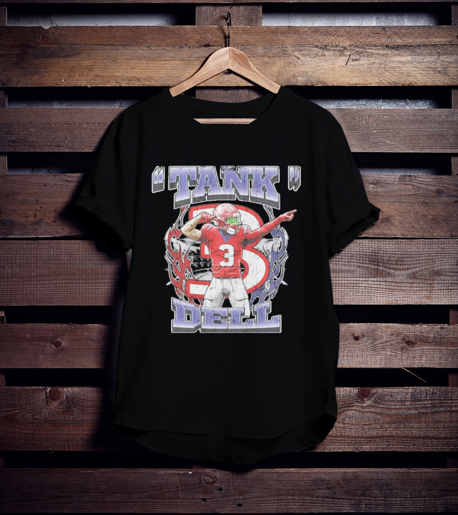 TANK Dell 3 Houston Texans Football Athlete T-Shirt