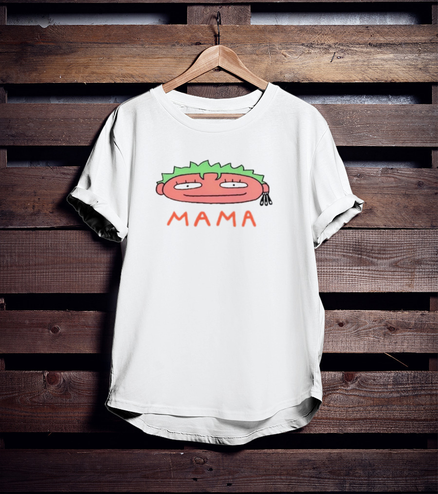 Zoro One Piece Mama Cartoon Face T-Shirt