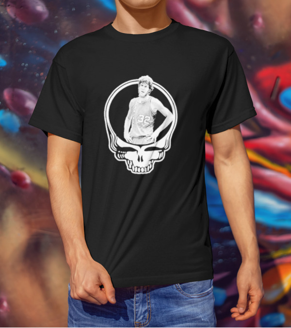 Bill Walton Grateful Dead Basketball Skull T-Shirt