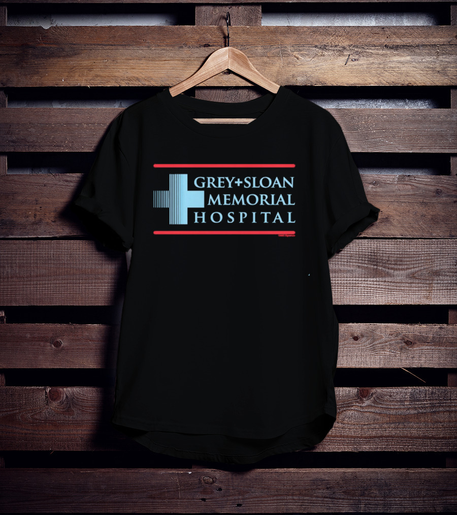 Grey + Sloan Memorial Hospital Logo Grey's Anatomy Fan Merchandise T-Shirt