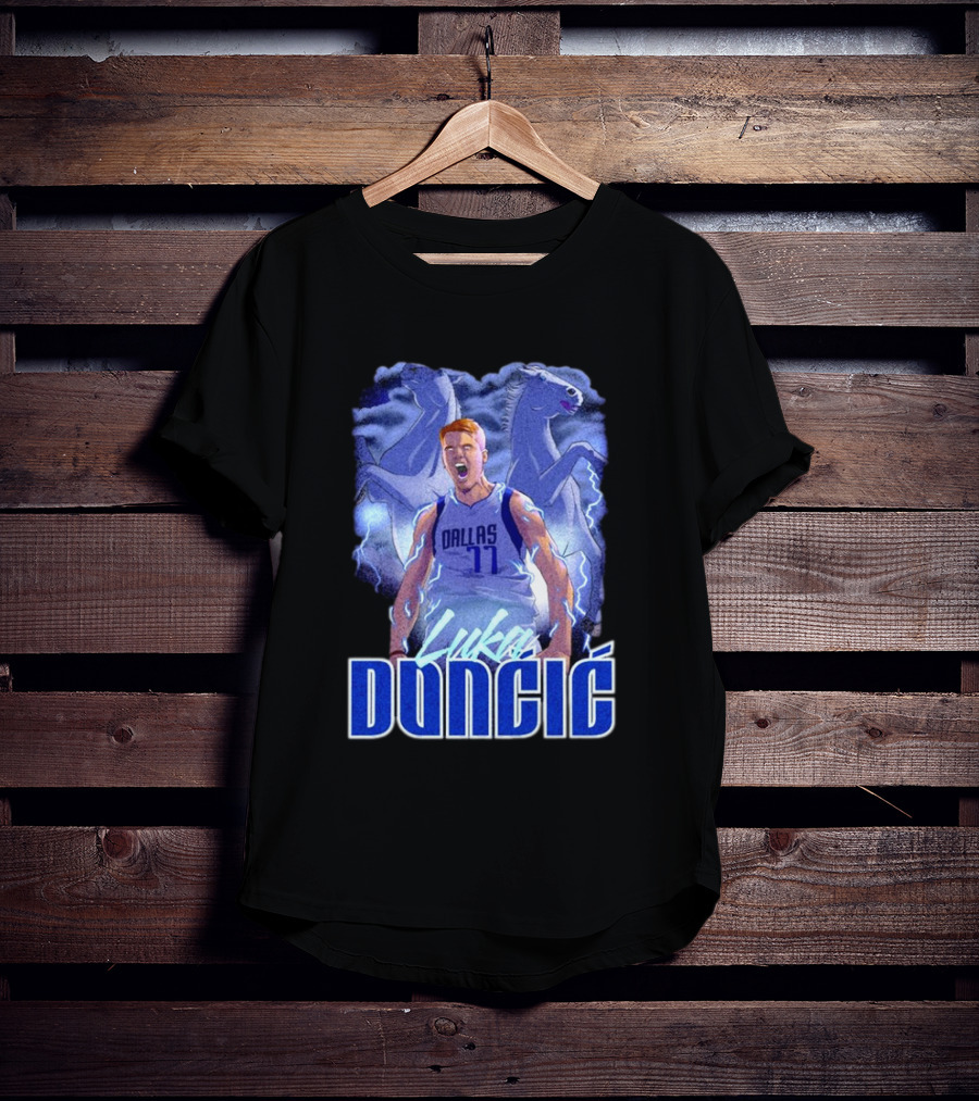Luka Doncic Dallas Mavericks Basketball Mavericks Player T-Shirt
