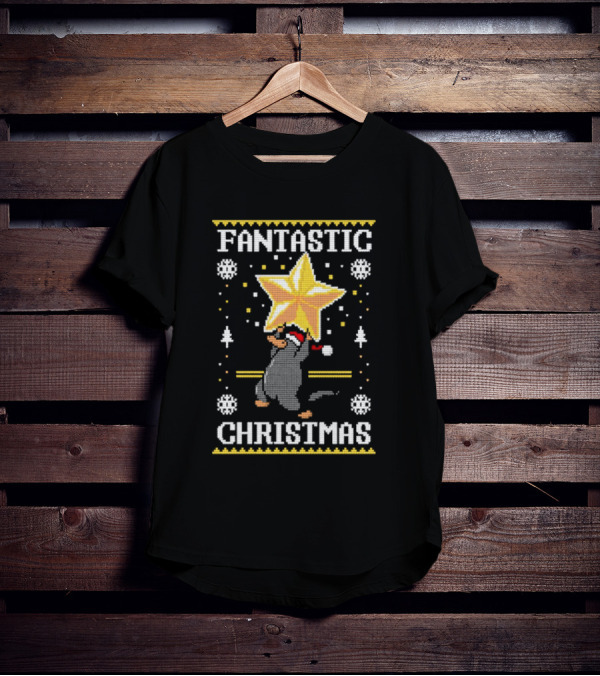 Fantastic Christmas Platypus Star T-Shirt