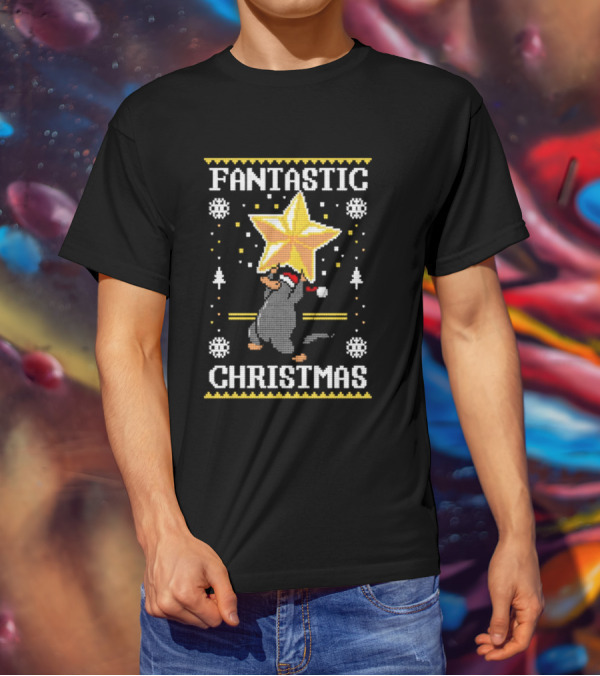 Fantastic Christmas Platypus Star T-Shirt