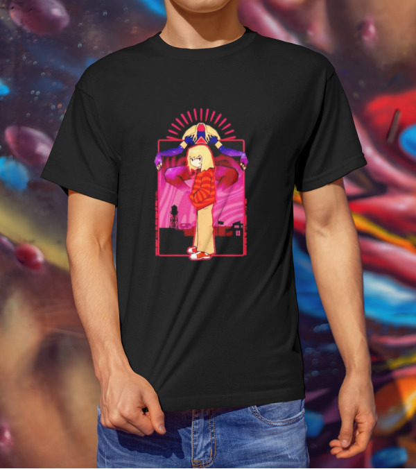 Rory Soul Survivor Animation Character With Oversized Hoodie And Cosmic Creature T-Shirt