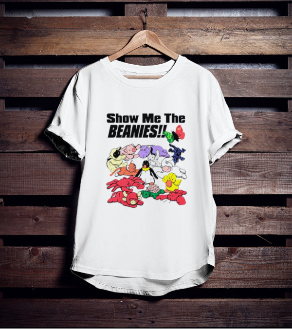 Show Me The Beanies Colorful Toy Collection T-Shirt