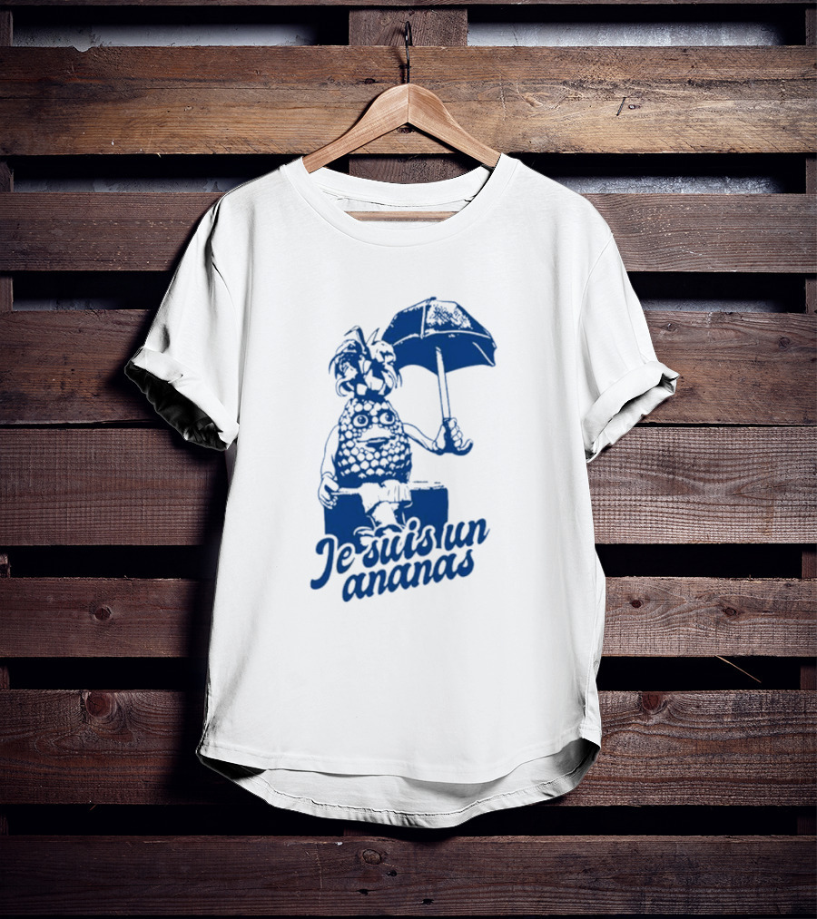 Je Suis Un Ananas Avec Parapluie Et Personnage Humoristique T-Shirt