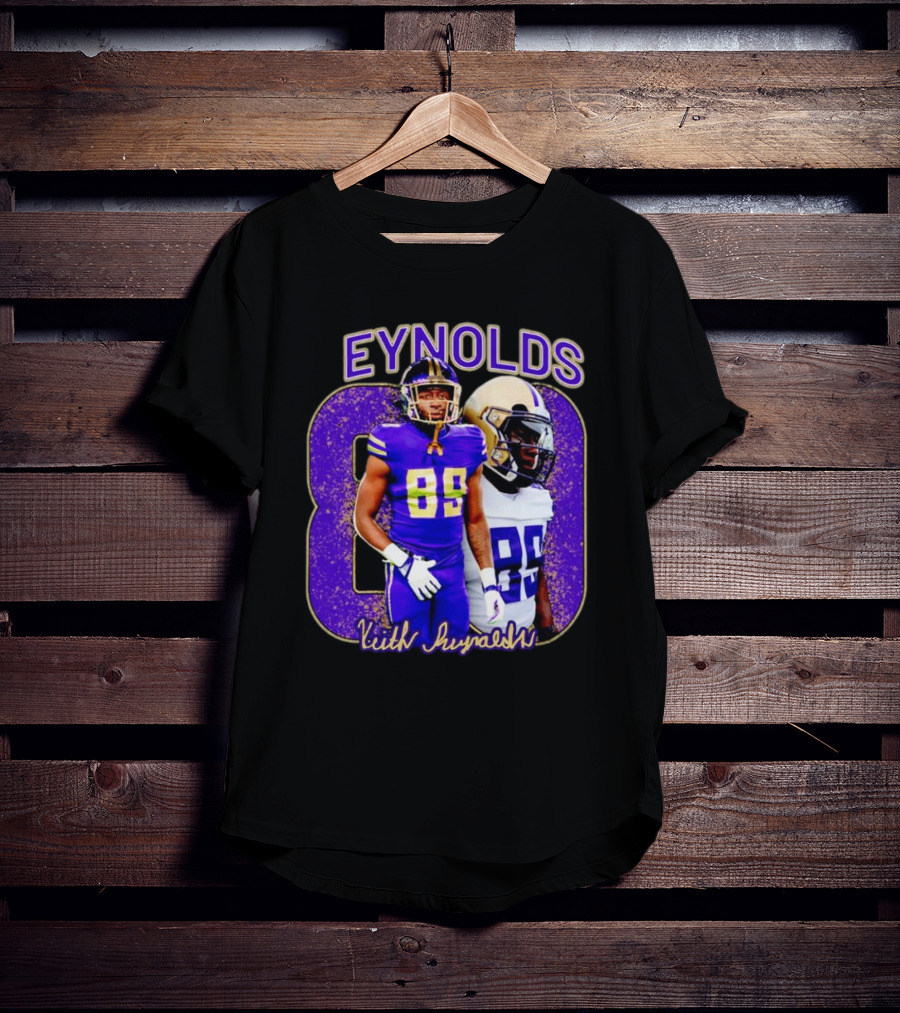 Eynolds 89 Keith Reynolds Husky Football Jersey T-Shirt